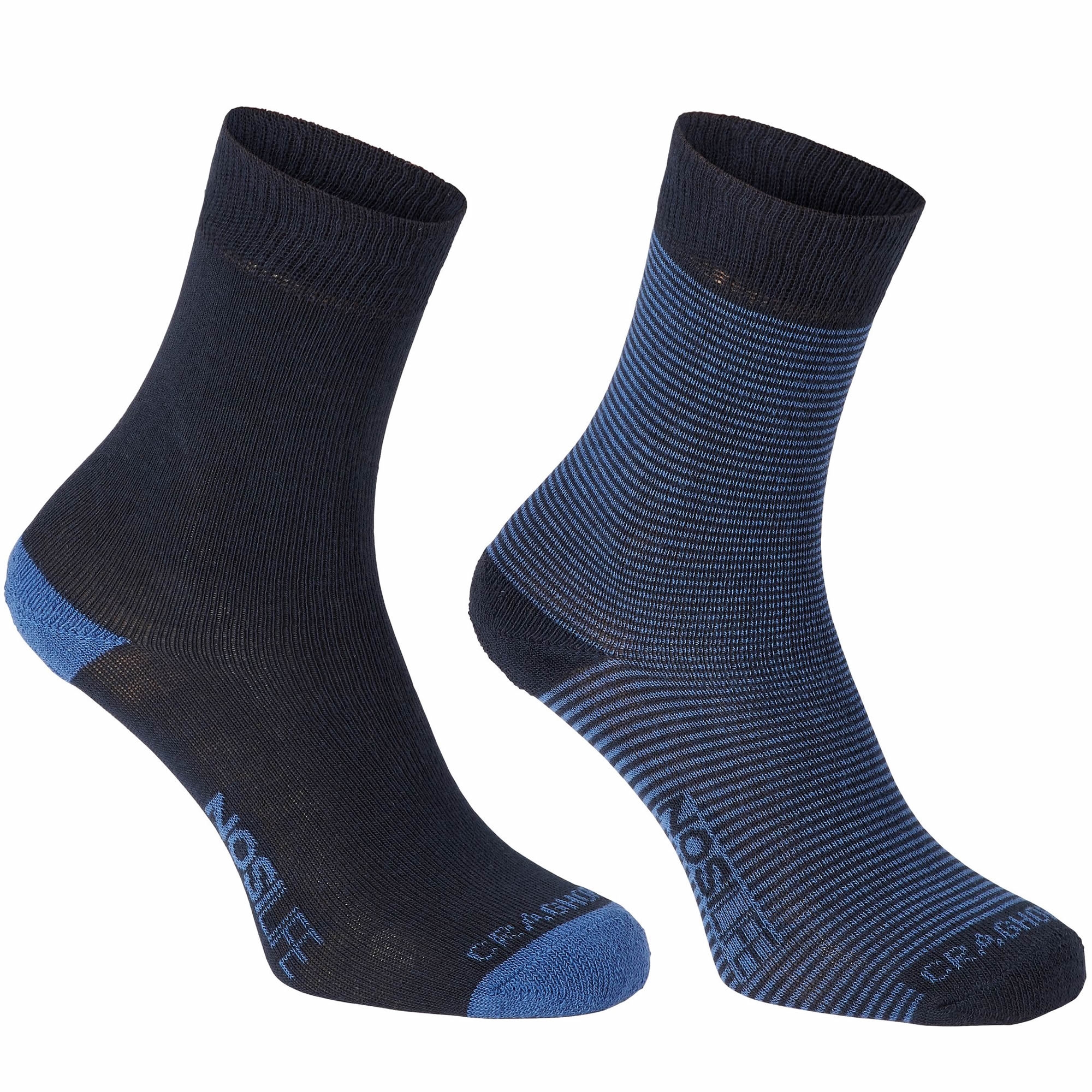 Craghoppers NosiLife Ladies Socks - Twin Pack (CWH131) | Purple Turtle